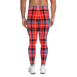 Scotstee Shop Tartan Plaid Men's Leggings Yoga Pants Clan Preston Plaid Men Running Leggings