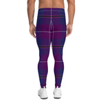 Scotstee Shop Tartan Plaid Men's Leggings Yoga Pants Clan Pride Of Glencoe Plaid Men Running Leggings