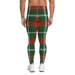 Scotstee Shop Tartan Plaid Men's Leggings Yoga Pants Clan Prince Of Wales Plaid Men Running Leggings