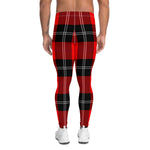 Scotstee Shop Tartan Plaid Men's Leggings Yoga Pants Clan Ramsay Modern Plaid Men Running Leggings