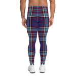 Scotstee Shop Tartan Plaid Men's Leggings Yoga Pants Clan RCAF Plaid Men Running Leggings