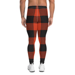Scotstee Shop Tartan Plaid Men's Leggings Yoga Pants Clan Rob Roy MacGregor Ancient Plaid Men Running Leggings