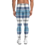 Scotstee Shop Tartan Plaid Men's Leggings Yoga Pants Clan Roberton Plaid Men Running Leggings