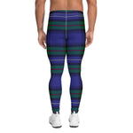 Scotstee Shop Tartan Plaid Men's Leggings Yoga Pants Clan Robertson Hunting Modern Plaid Men Running Leggings