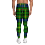 Scotstee Shop Tartan Plaid Men's Leggings Yoga Pants Clan Rollo Plaid Men Running Leggings