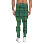 Scotstee Shop Tartan Plaid Men's Leggings Yoga Pants Clan Ross Hunting Ancient Plaid Men Running Leggings