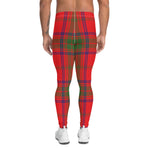 Scotstee Shop Tartan Plaid Men's Leggings Yoga Pants Clan Ross Modern Plaid Men Running Leggings
