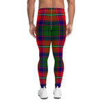 Scotstee Shop Tartan Plaid Men's Leggings Yoga Pants Clan Roxburgh District Plaid Men Running Leggings