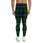 Scotstee Shop Tartan Plaid Men's Leggings Yoga Pants Clan Russell Plaid Men Running Leggings