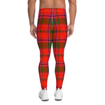 Scotstee Shop Tartan Plaid Men's Leggings Yoga Pants Clan Sandilands Plaid Men Running Leggings