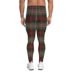 Scotstee Shop Tartan Plaid Men's Leggings Yoga Pants Clan Scott Brown Ancient Plaid Men Running Leggings