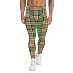 Scotstee Shop Tartan Plaid Men's Leggings Yoga Pants Clan Pollock Hunting Plaid Men Running Leggings