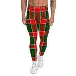 Scotstee Shop Tartan Plaid Men's Leggings Yoga Pants Clan Pollock Plaid Men Running Leggings