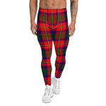 Scotstee Shop Tartan Plaid Men's Leggings Yoga Pants Clan Riddell Plaid Men Running Leggings