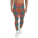 Scotstee Shop Tartan Plaid Men's Leggings Yoga Pants Clan Robertson Ancient Plaid Men Running Leggings