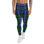 Scotstee Shop Tartan Plaid Men's Leggings Yoga Pants Clan Robertson Hunting Modern Plaid Men Running Leggings