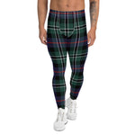 Scotstee Shop Tartan Plaid Men's Leggings Yoga Pants Clan Rose Hunting Modern Plaid Men Running Leggings