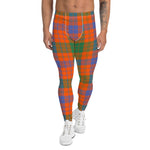 Scotstee Shop Tartan Plaid Men's Leggings Yoga Pants Clan Ross Ancient Plaid Men Running Leggings
