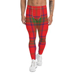 Scotstee Shop Tartan Plaid Men's Leggings Yoga Pants Clan Ross Modern Plaid Men Running Leggings