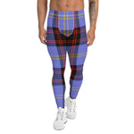 Scotstee Shop Tartan Plaid Men's Leggings Yoga Pants Clan Rutherford Plaid Men Running Leggings