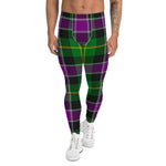 Scotstee Shop Tartan Plaid Men's Leggings Yoga Pants Clan Selkirk Plaid Men Running Leggings