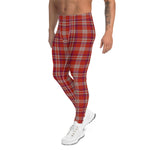 Scotstee Shop Tartan Plaid Men's Leggings Yoga Pants Clan Pennington Plaid Men Running Leggings