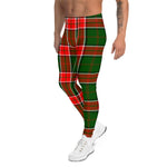 Scotstee Shop Tartan Plaid Men's Leggings Yoga Pants Clan Pollock Plaid Men Running Leggings