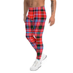Scotstee Shop Tartan Plaid Men's Leggings Yoga Pants Clan Preston Plaid Men Running Leggings