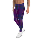 Scotstee Shop Tartan Plaid Men's Leggings Yoga Pants Clan Pride Of Glencoe Plaid Men Running Leggings