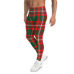 Scotstee Shop Tartan Plaid Men's Leggings Yoga Pants Clan Princess Margaret Plaid Men Running Leggings