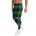 Scotstee Shop Tartan Plaid Men's Leggings Yoga Pants Clan Purves Plaid Men Running Leggings
