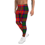 Scotstee Shop Tartan Plaid Men's Leggings Yoga Pants Clan Riddell Plaid Men Running Leggings