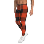 Scotstee Shop Tartan Plaid Men's Leggings Yoga Pants Clan Rob Roy MacGregor Ancient Plaid Men Running Leggings