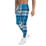 Scotstee Shop Tartan Plaid Men's Leggings Yoga Pants Clan Robertson Plaid Men Running Leggings