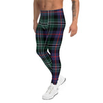 Scotstee Shop Tartan Plaid Men's Leggings Yoga Pants Clan Rose Hunting Modern Plaid Men Running Leggings