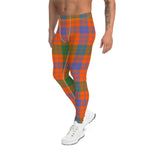 Scotstee Shop Tartan Plaid Men's Leggings Yoga Pants Clan Ross Ancient Plaid Men Running Leggings