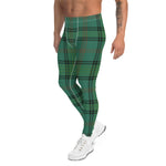 Scotstee Shop Tartan Plaid Men's Leggings Yoga Pants Clan Ross Hunting Ancient Plaid Men Running Leggings