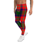 Scotstee Shop Tartan Plaid Men's Leggings Yoga Pants Clan Roxburgh District Plaid Men Running Leggings