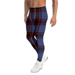 Scotstee Shop Tartan Plaid Men's Leggings Yoga Pants Clan Rutherford Hunting Plaid Men Running Leggings