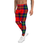 Scotstee Shop Tartan Plaid Men's Leggings Yoga Pants Clan Ruthven Plaid Men Running Leggings
