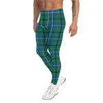 Scotstee Shop Tartan Plaid Men's Leggings Yoga Pants Clan Sandilands Ancient Plaid Men Running Leggings