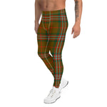 Scotstee Shop Tartan Plaid Men's Leggings Yoga Pants Clan Scott Brown Modern Plaid Men Running Leggings