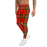 Scotstee Shop Tartan Plaid Men's Leggings Yoga Pants Clan Scott Modern Plaid Men Running Leggings