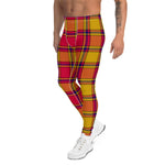 Scotstee Shop Tartan Plaid Men's Leggings Yoga Pants Clan Scrymgeour Plaid Men Running Leggings