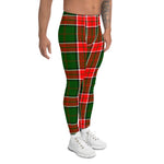 Scotstee Shop Tartan Plaid Men's Leggings Yoga Pants Clan Pollock Plaid Men Running Leggings