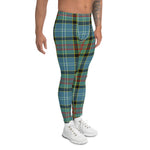 Scotstee Shop Tartan Plaid Men's Leggings Yoga Pants Clan Porterfield Plaid Men Running Leggings