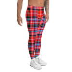 Scotstee Shop Tartan Plaid Men's Leggings Yoga Pants Clan Preston Plaid Men Running Leggings