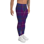 Scotstee Shop Tartan Plaid Men's Leggings Yoga Pants Clan Pride Of Glencoe Plaid Men Running Leggings