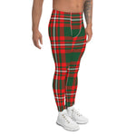 Scotstee Shop Tartan Plaid Men's Leggings Yoga Pants Clan Princess Margaret Plaid Men Running Leggings