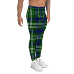 Scotstee Shop Tartan Plaid Men's Leggings Yoga Pants Clan Purves Plaid Men Running Leggings